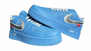 Nike Air Force  1 Low Off-White M C A en azul